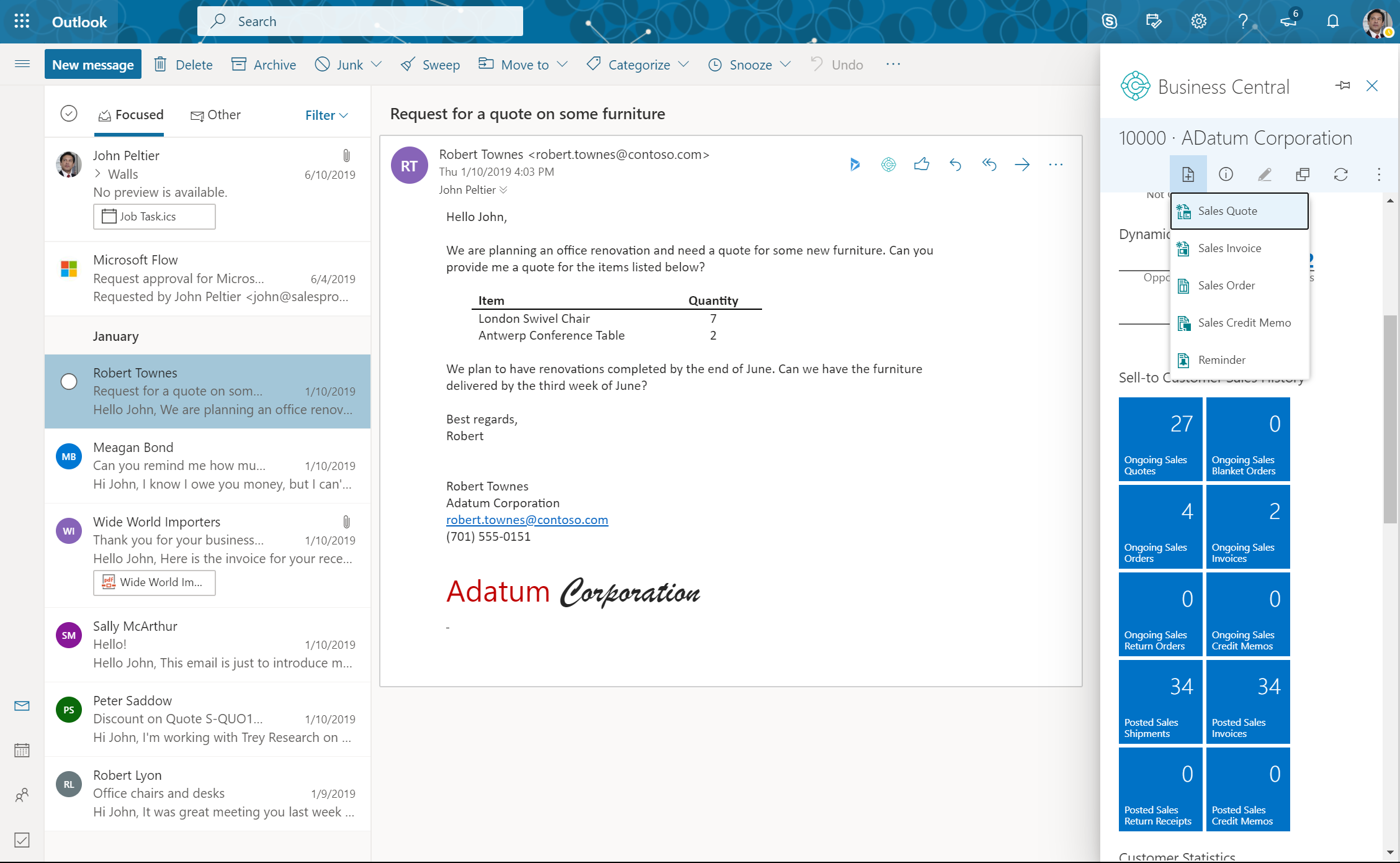 Improved communication with Outlook integration screenshot 22