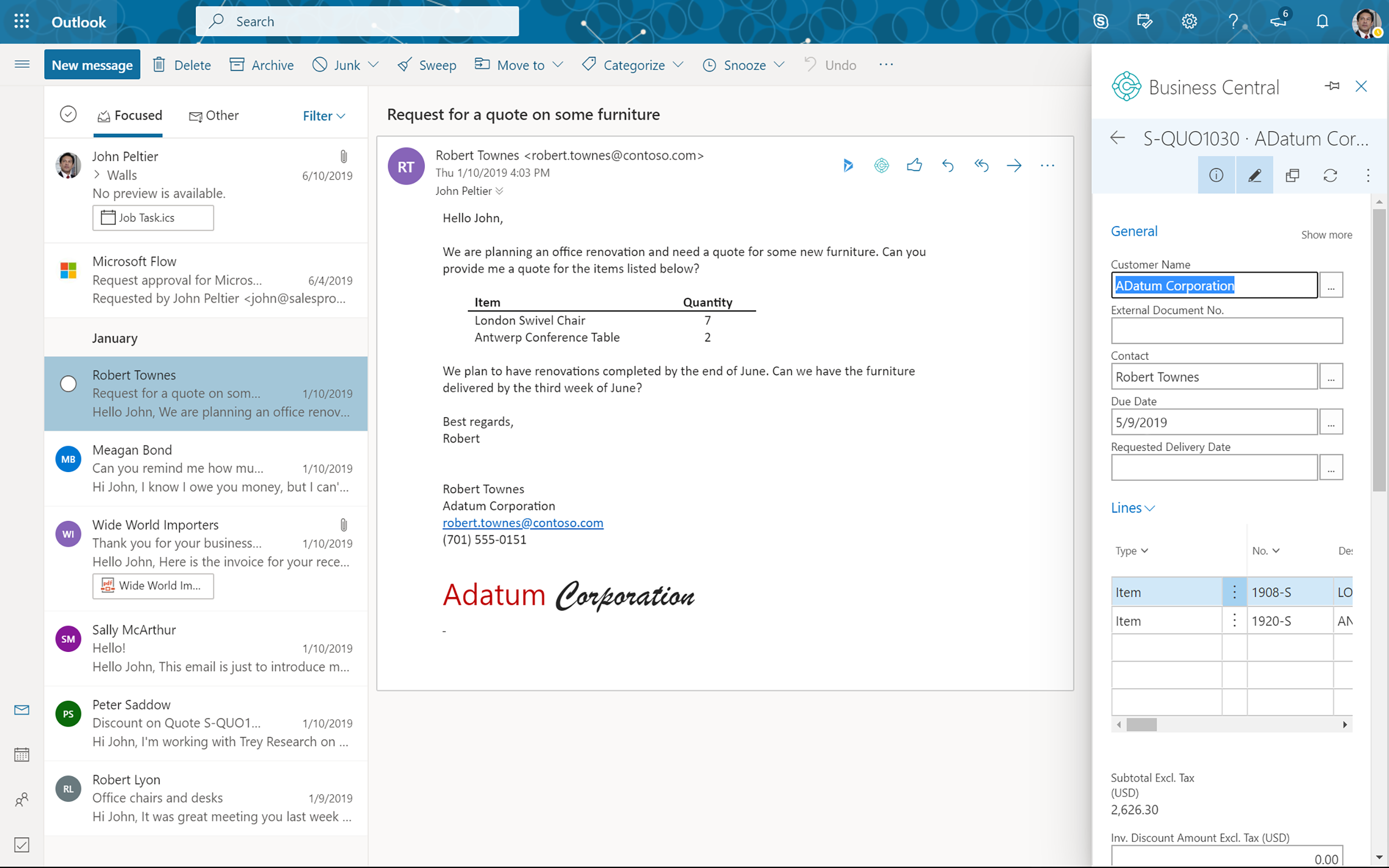 Improved communication with Outlook integration screenshot 23