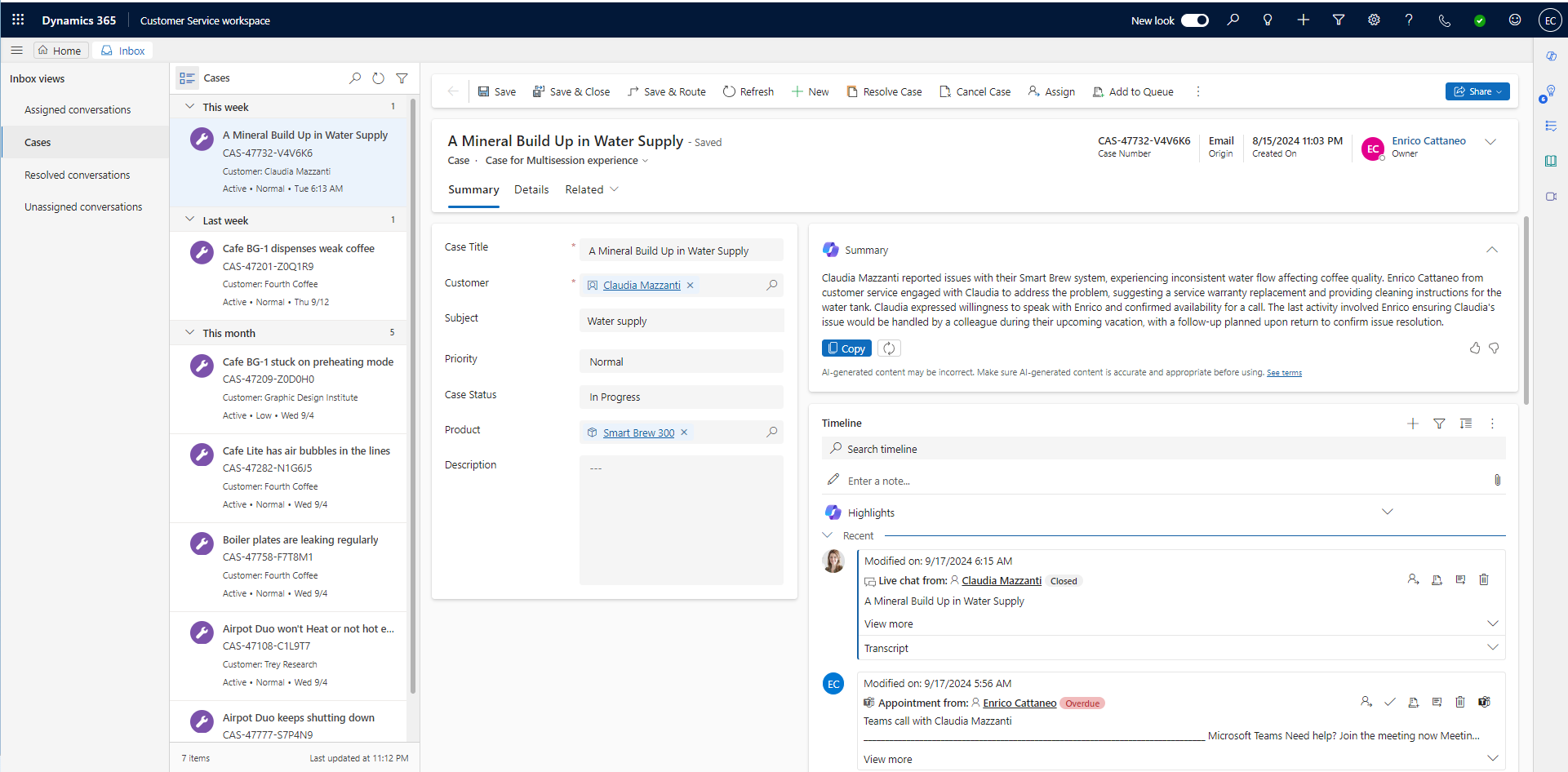 Lighten the load for service reps – Inbox and Case Management screenshot 13