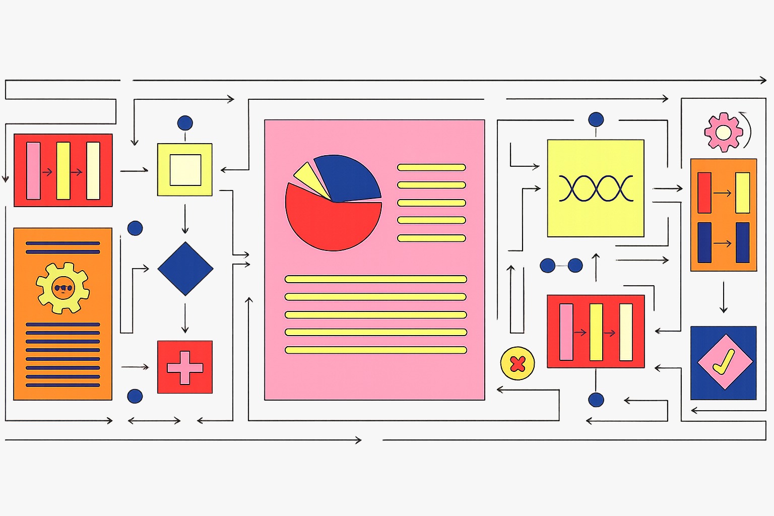 Structured delivery framework visual