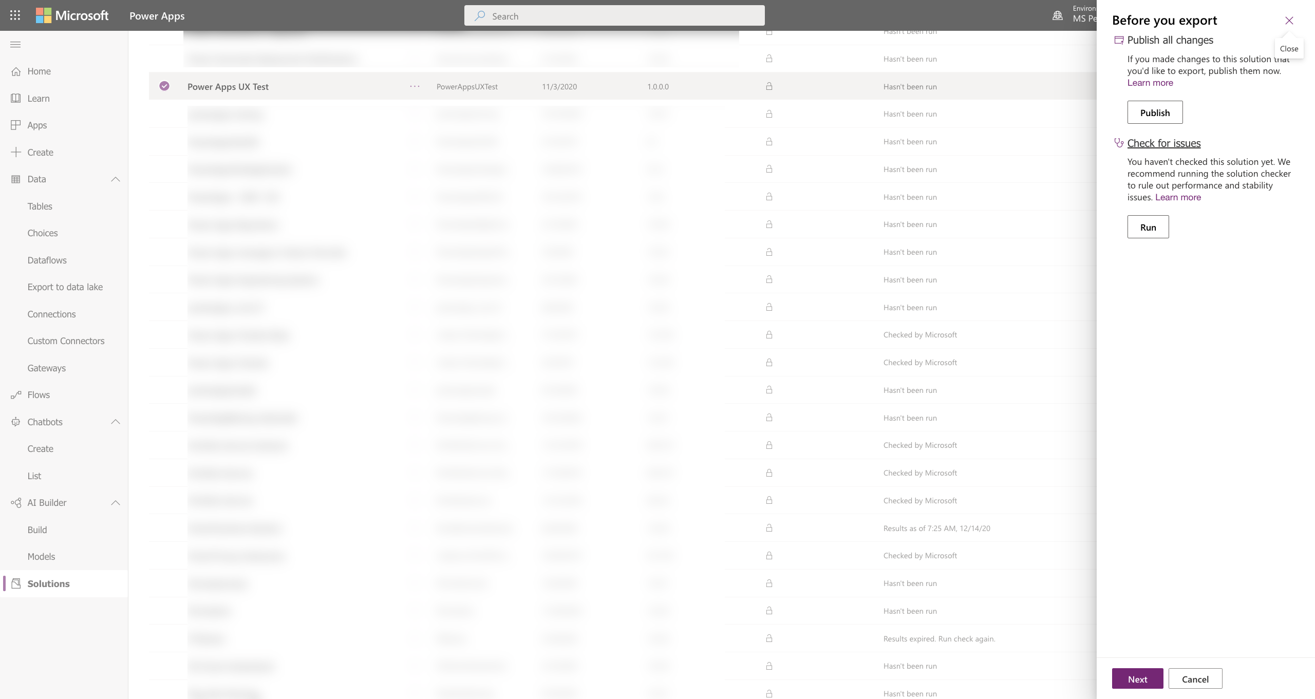 Manage your solutions screenshot 27