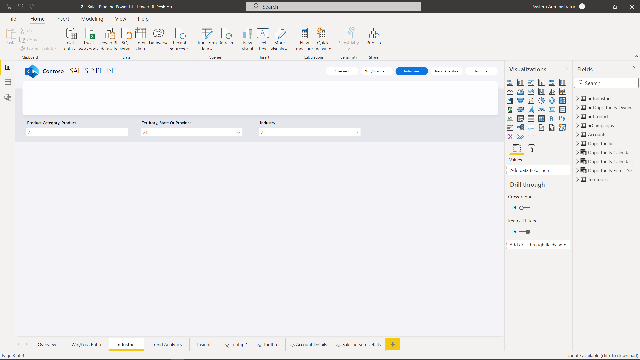 Build a new report page screenshot 11