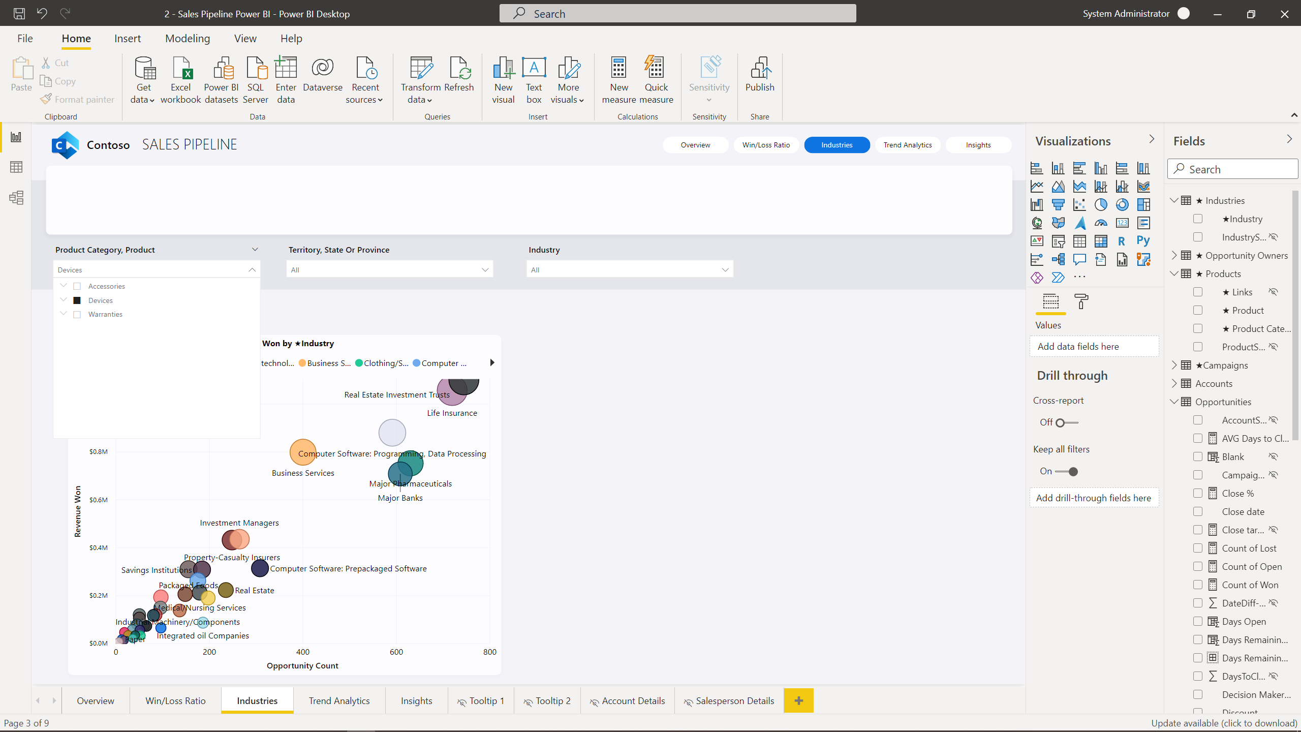 Build a new report page screenshot 15