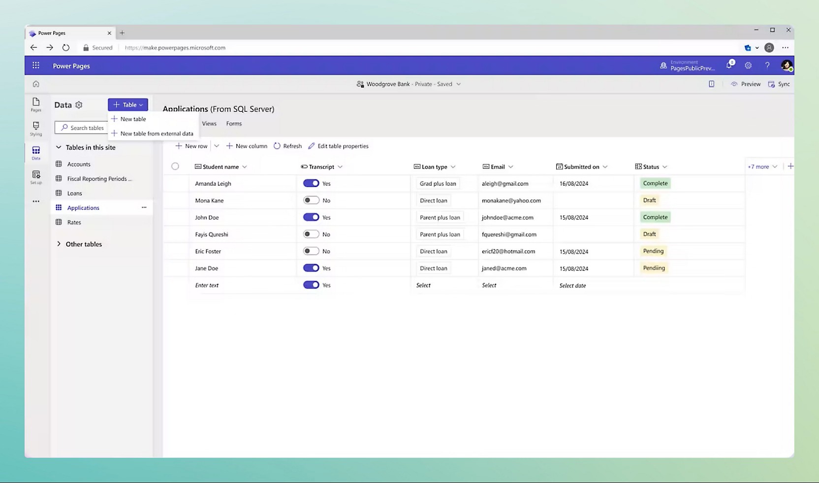 Share business data screenshot 3